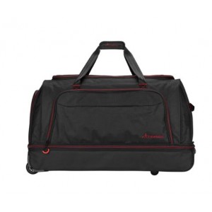 Travelwize Asteroid Trolley Duffle - Black / Red