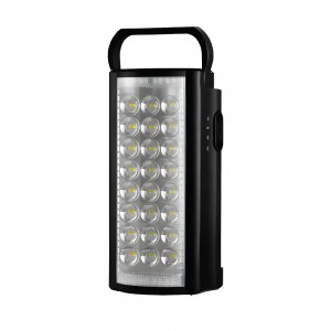 GeeWiz Rechargeable Lithium Emergency Light - 3.7V / 3600mAh / 6hrs On High Brightness / 18hrs On Low Brightness