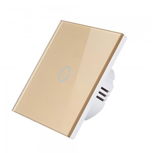ZigBee Smart Light Touch Switch - available in 1 Gang- 2 Gang- and 3 Gang / 220V-250V / Gold