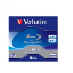 Verbatim 2x 7.5GB Mini BD-R - 5 Pack