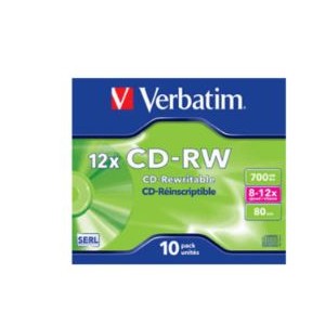 Verbatim 12x CD-RW - 10 Pack