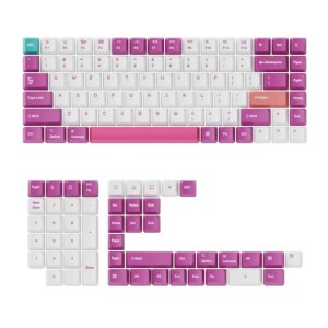 Keychron T4 Keycap Set – Purple / White / Pink