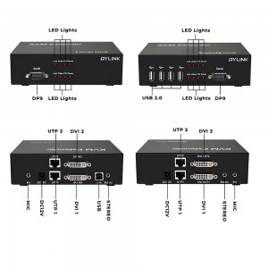 USB DVI Dual Link Cat 5 KVM Extender