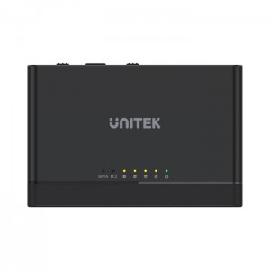 Unitek SolidForce+ S1222A | Two-way Offline Clone | Type-C to NVMe M.2 Enclosure Plus 2.5"/3.5" SATA Adapter