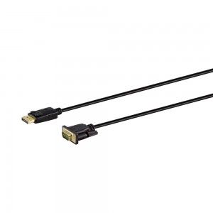 LinkQnet 1.8m 1080p DisplayPort Male to VGA Male Adapter Cable