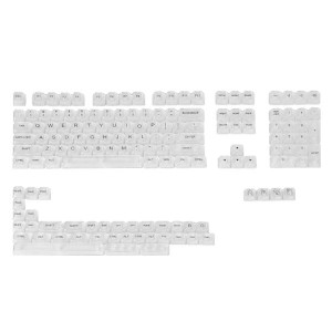 Redragon A135 Standard Doubleshot PBT Keycaps –  Crystal Clear