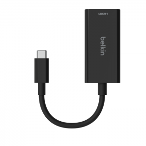 Belkin USB-C to HDMI 2.1 Adapter (8K/4K- HDR Compatible) - Black