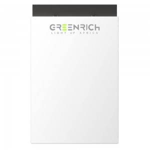 GREENRICH 4.96KWH WM5000 Wall Mounting Lithium LifePO4 Battery 1.5C - 96.6A / 7500W / 4954WH