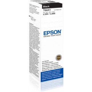 Epson Official Ink Cartridge T6641 Black for L100 L110 L300 L350 L355 L550