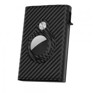 AirTag Wallet for Men - Black (AirTag Not Included)