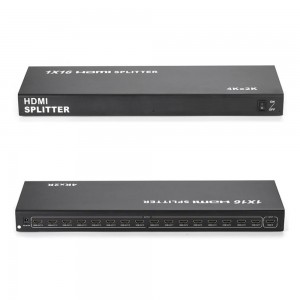 4k HDMI Splitter - 3840x2160 @30Hz / 1 HDMI Input / 16 HDMI Outputs