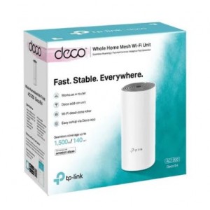 TP-Link Deco E4 AC1200 Whole-Home Mesh Wi-Fi System (1-Pack)