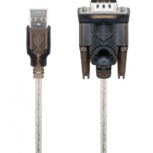Goobay USB Serial RS 232 Converter 1.5m Cable - Transparent