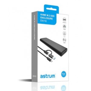Astrum EN110 USB-C NVMe M.2 SATA SSD Enclosure