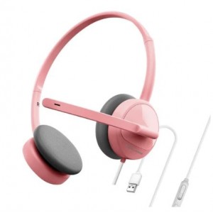 Alcatroz XP-1U USB Wired Headset with Microphone - Pink