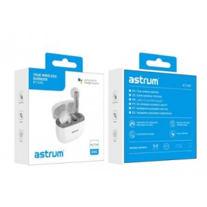 Astrum ET340 Noise Cancelling True Wireless Earbuds - White