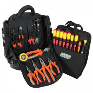 23 Piece Electricians Tool Backpack