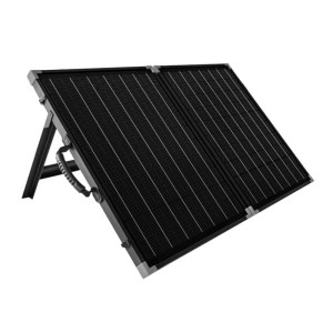 Gizzu 100W Universal Glass Solar Panel – Black