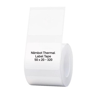 Niimbot B21/B31S – 20*50mm Thermal Label Tape – White