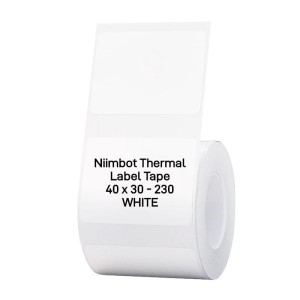 Niimbot B21/B31S – 30*40mm Thermal Label Tape – White