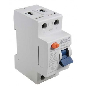 ACDC Earth Leakage Relay 2 Pole 25AMP