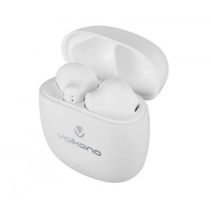 Volkano Sleek Series True Wireless Earphones  - White