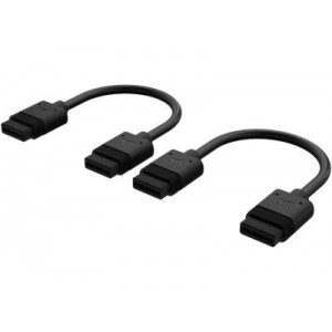 Corsair iCUE Link Cable 2x 100mm with Straight Connectors - Black