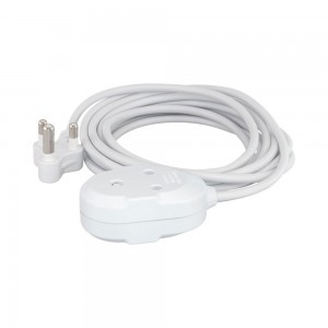 LinkQnet 3m 10A Power Extension Lead with Janus Coupler - White