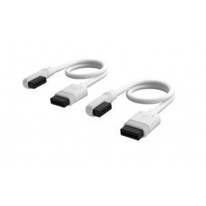 Corsair iCUE LINK 200mm 90° Cable - 2-pack - White