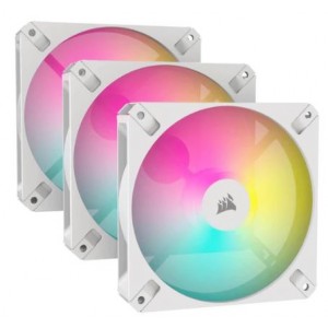 Corsair iCUE AR120 Digital RGB 120mm PWM Fan Triple Pack - White