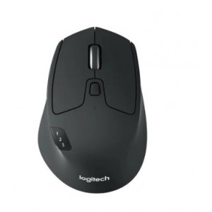 Logitech M720 Triathlon Multi-Computer Wireless Mouse - Black