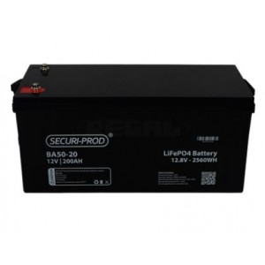 Securi-Prod 12V 200Ah Lithium LiFePO4 Battery