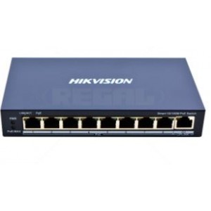 Hikvision 8 Port 10/100 PoE Smart  + 1 Gbps RJ45 Switch