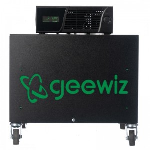 Geewiz 2000VA PURE SINE Inverter Trolley + 2x 100AH LITHIUM Batteries (12 HOUR BATTERY LIFE) KIT - 1200W With LITHIUM Battery (3000 Cycles) - 2560Wh