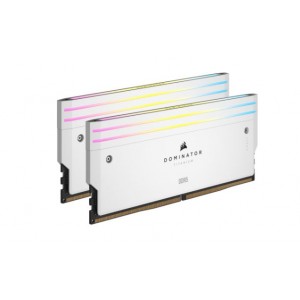 Corsair Dominator Titanium RGB White 64Gb(32Gb x2) DDR5-6000 (PC5-48000) CL30 288pin 1.4V Desktop Memory Module