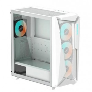 Gigabyte C301 Glass White ATX Mid Tower PC Case with 4mm Tempered Glass Side Panel