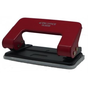DLOffice Student Metal 2 Hole Punch - Red
