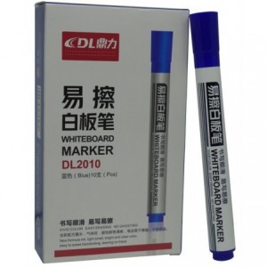 DLOffice Whiteboard Markers - Pack of 10 - Blue
