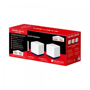 Mercusys Halo H50G | AC1900 Whole Home Mesh Wi-Fi System - 2 Pack