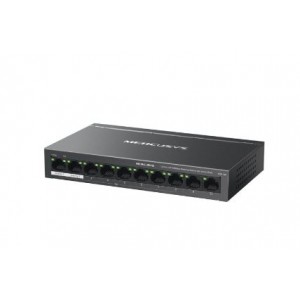 Mercusys MS110P | 10-Port 10/100Mbps Desktop Switch with 8-Port PoE+
