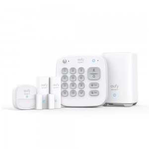 Eufy 5-Piece Home Alarm Kit - HomeBase / Keypad / Motion Sensor / 2 × Entry Sensors