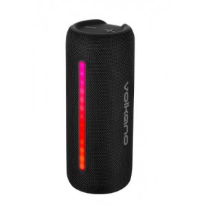 Volkano Rave Series Portable Bluetooth Speaker  - Black with Grey Buttons