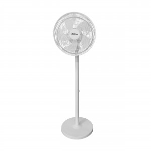 ALVA AIR – 30cm Rechargable Pedestal Fan – White