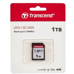 Transcend 300S 1TB SDHC UHS-I Flash Memory Card