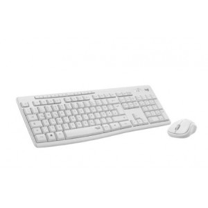 Logitech MK295 Silent Wireless Keyboard and Mouse Combo - White