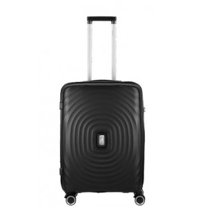 Travelwize Ripple 4-Wheel Spinner ABS Luggage - 65 cm - Black