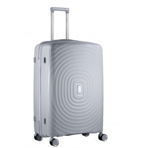 Travelwize Ripple 4-Wheel Spinner ABS Luggage Platinum - 55 cm