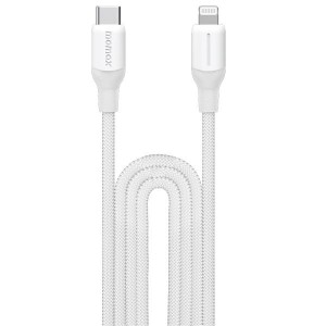 Momax 1-Link Flow CL+ USB-C to Lightning Braided Cable - 2m - White
