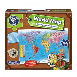 Orchard Toys - World Map Puzzle &amp; Poster