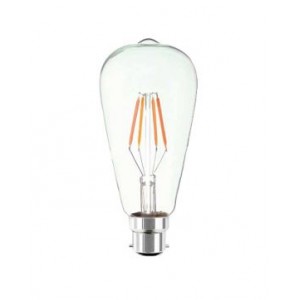 ACDC 220-240VAC 4W B22 Base LED Pear Shape Lamp - Warm White